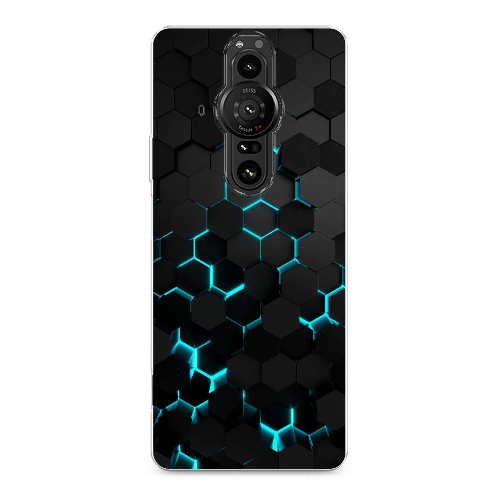 

Чехол Awog "Соты бирюзовые" для Sony Xperia Pro-I, 55050-3