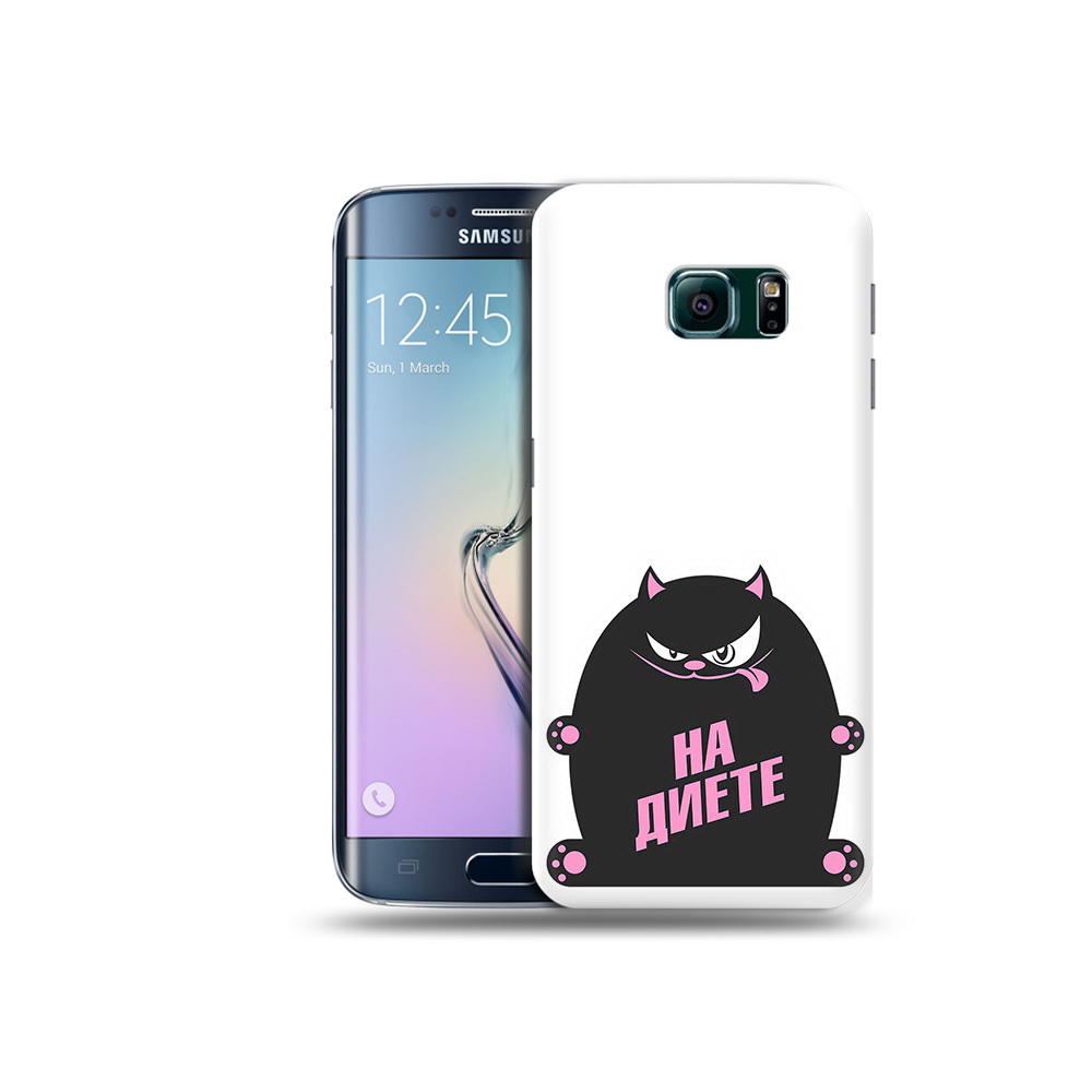 

Чехол MyPads Tocco для Samsung Galaxy S6 Edge на диете, Прозрачный, Tocco