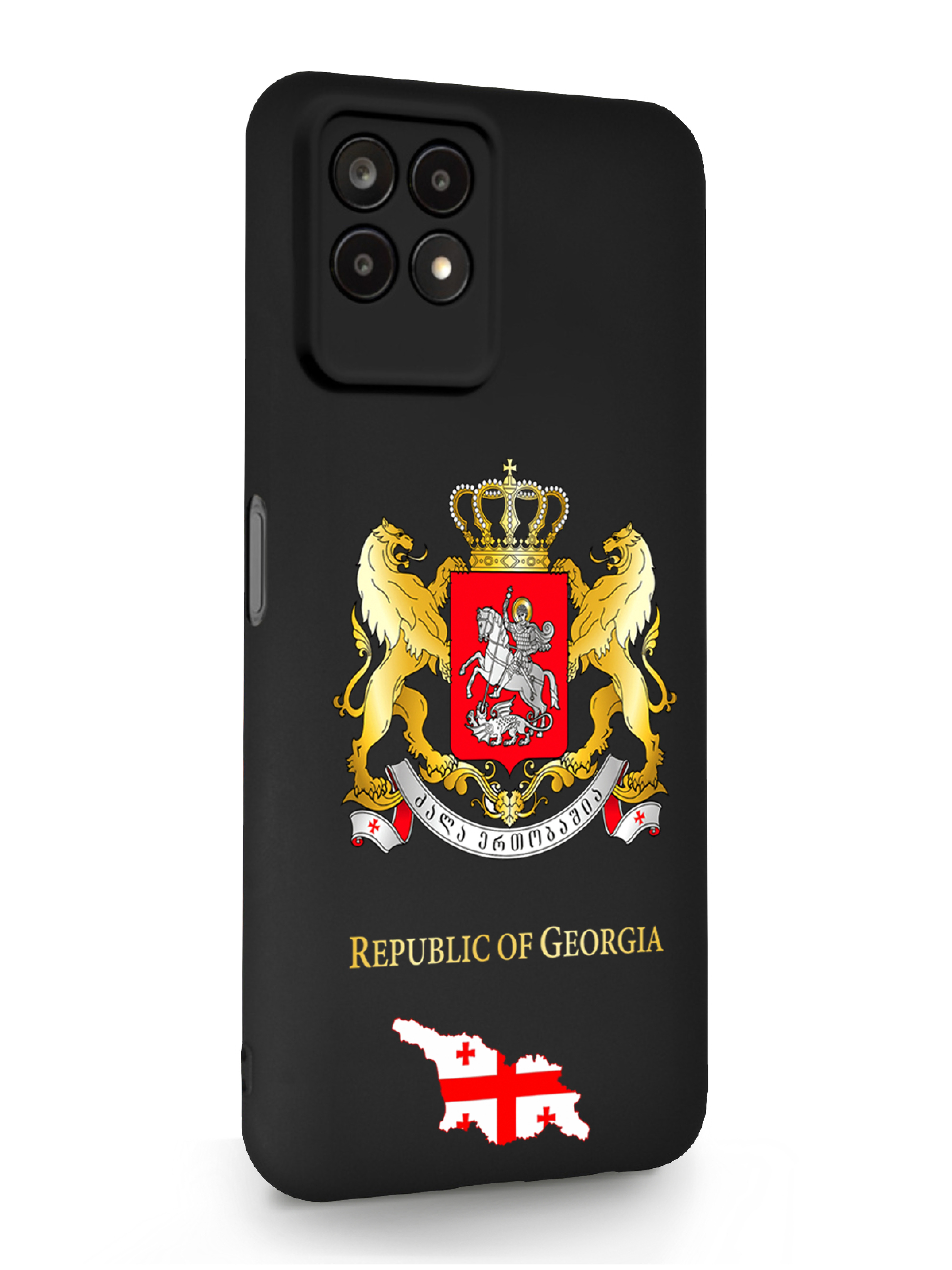 фото Чехол signumcase realme 8i герб грузии черный
