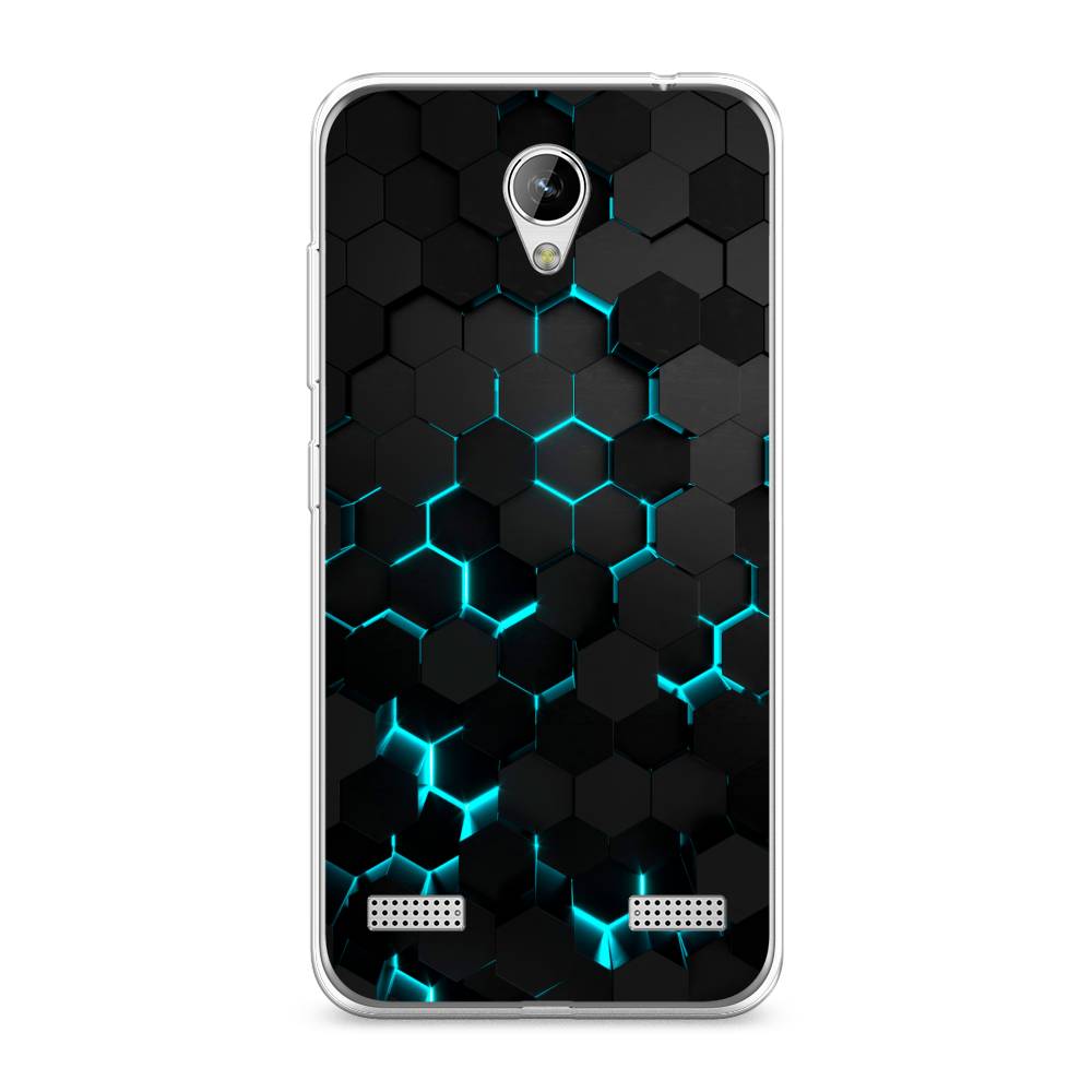 

Чехол Awog "Соты бирюзовые" для ZTE Blade A520, 132050-3