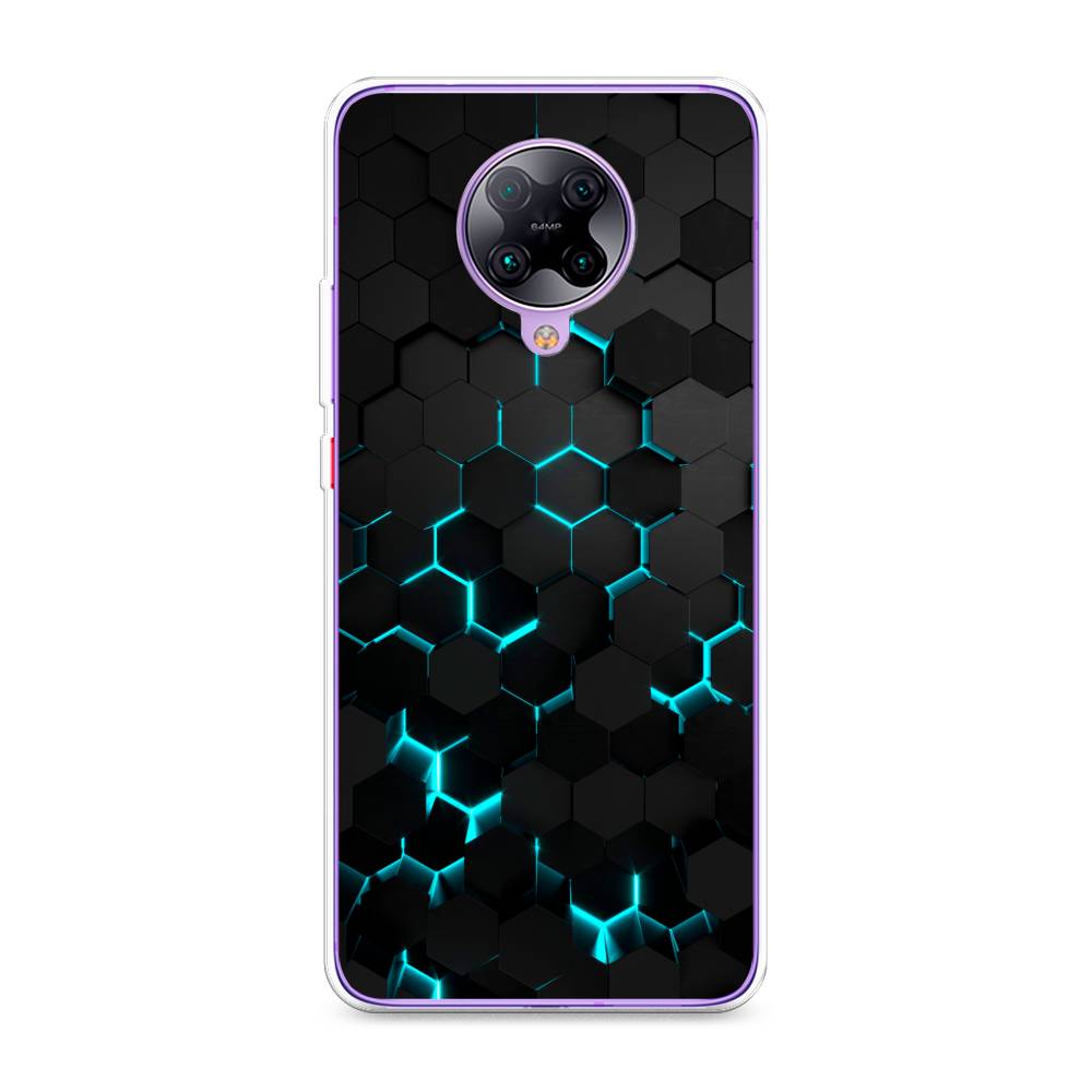 

Чехол Awog "Соты бирюзовые" для Xiaomi Redmi K30 Pro, 38850-3