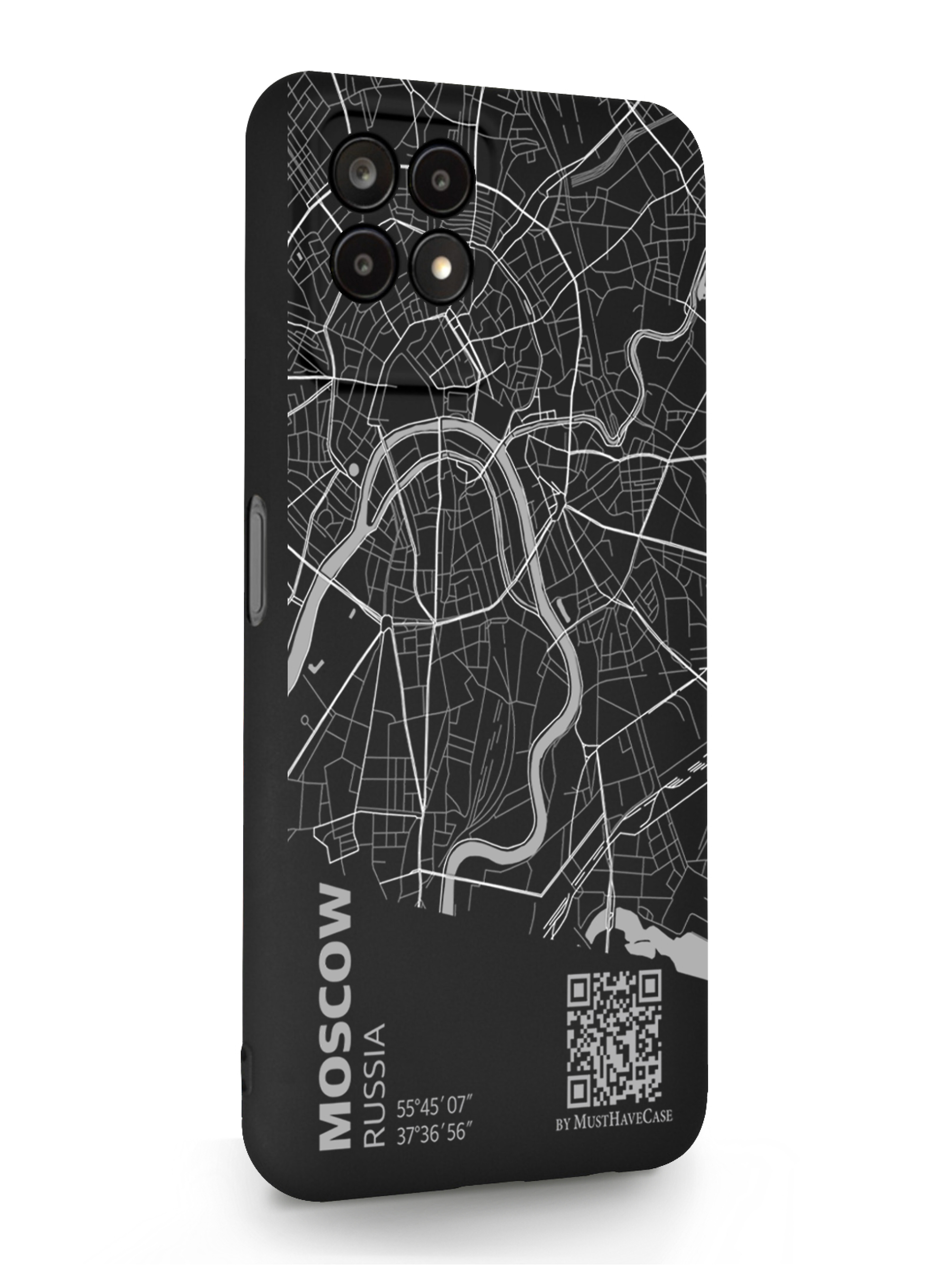 

Чехол MustHaveCase Realme 8i Карта Москвы черный, Серый;черный, Realme 8i Карта Москвы