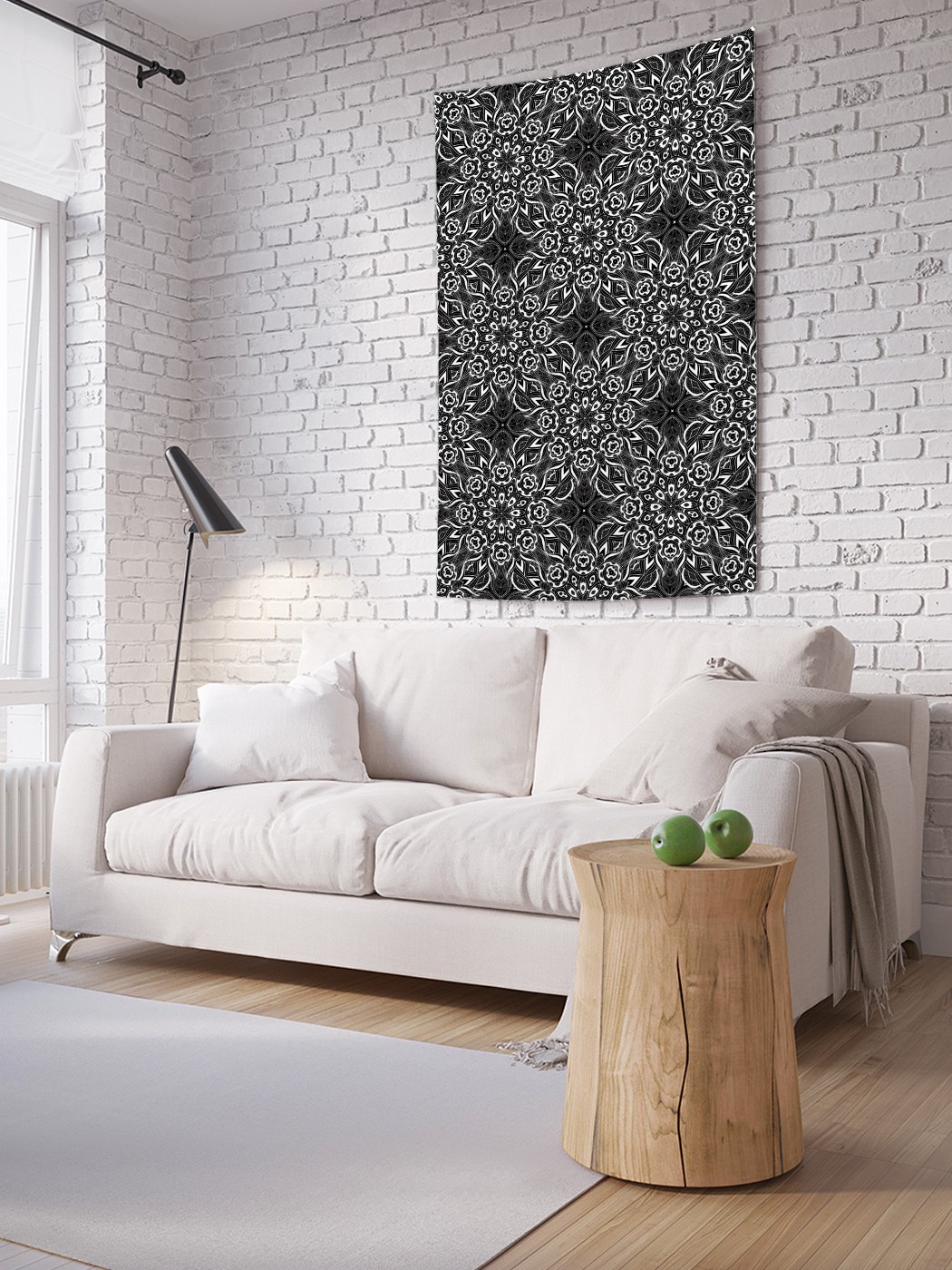 

Вертикальное фотопанно на стену JoyArty Насыщенность цветочного орнамента 150x200 см, Насыщенность цветочного орнамента