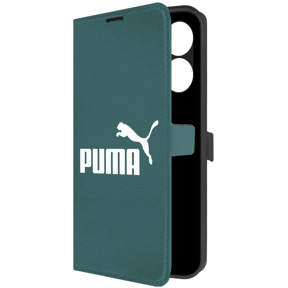 

Чехол-книжка Krutoff Eco Book для Tecno Spark 10 Puma зелёный опал
