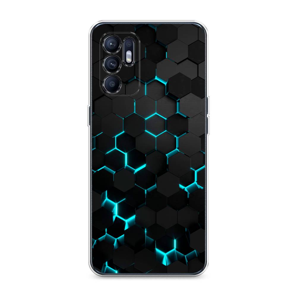 

Чехол Awog "Соты бирюзовые" для Oppo Reno 6, Разноцветный, 257850-3