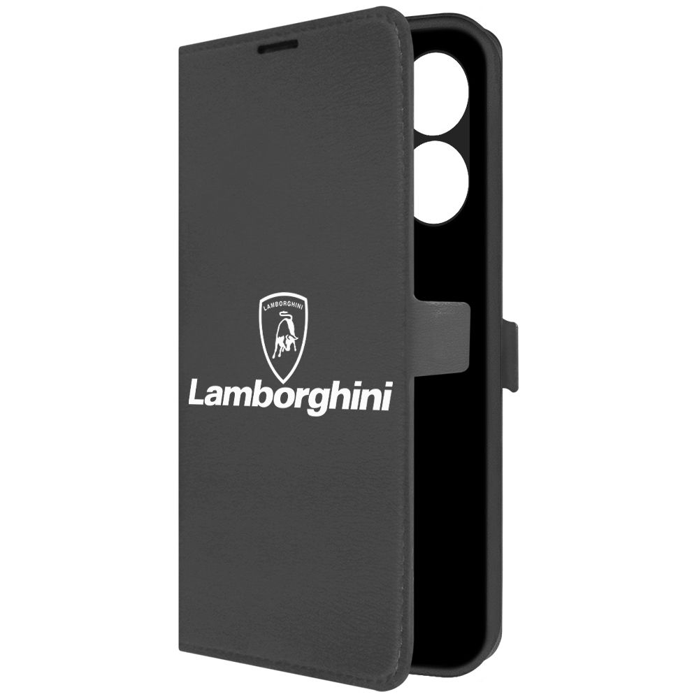 

Чехол-книжка Krutoff Eco Book для Tecno Spark 10 Lamborghini черный