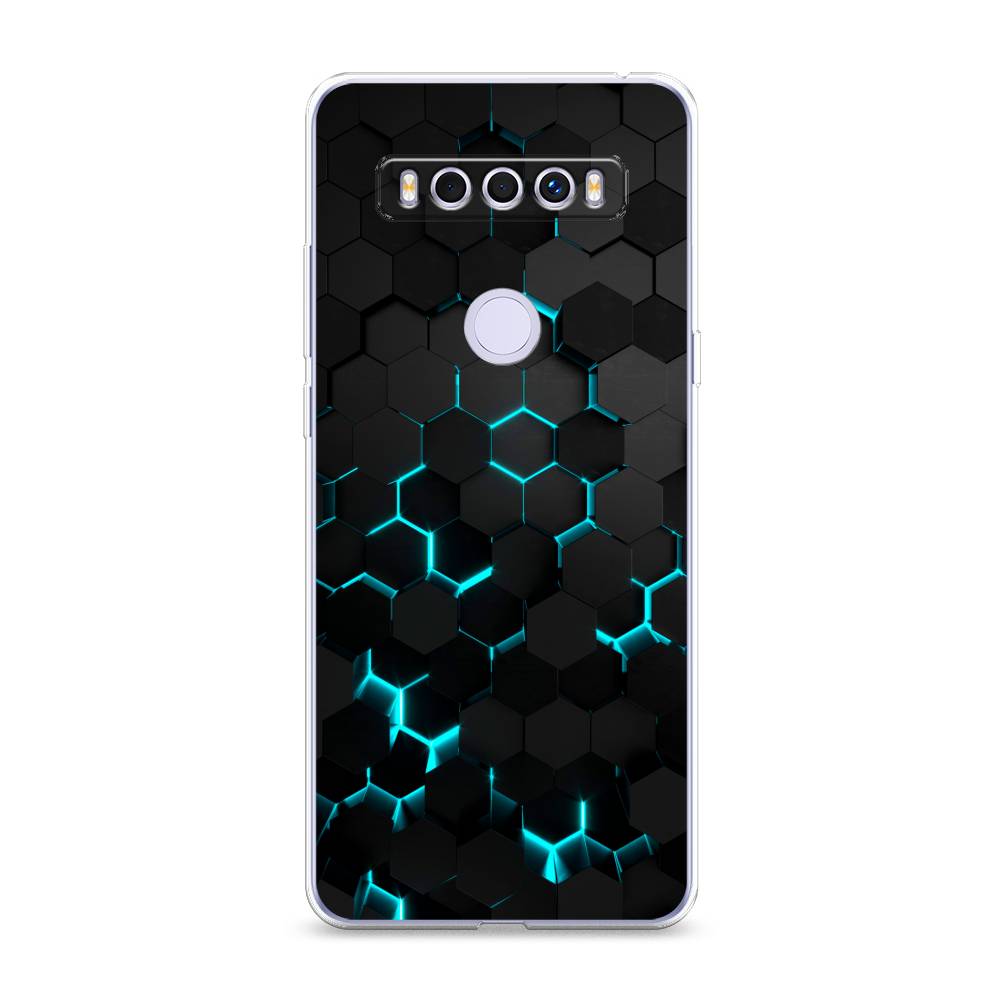 

Чехол Awog "Соты бирюзовые" для TCL 10 SE, 290150-3