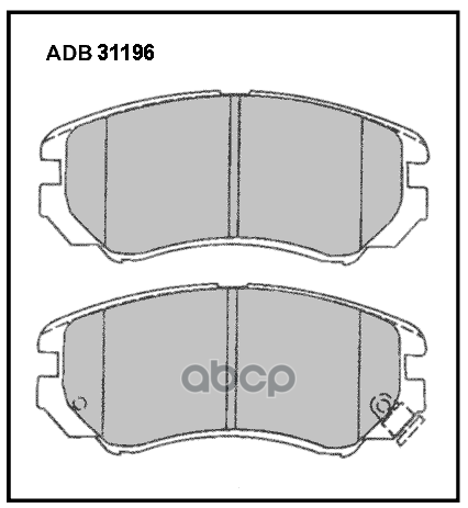 

Тормозные колодки ALLIED NIPPON adb31196