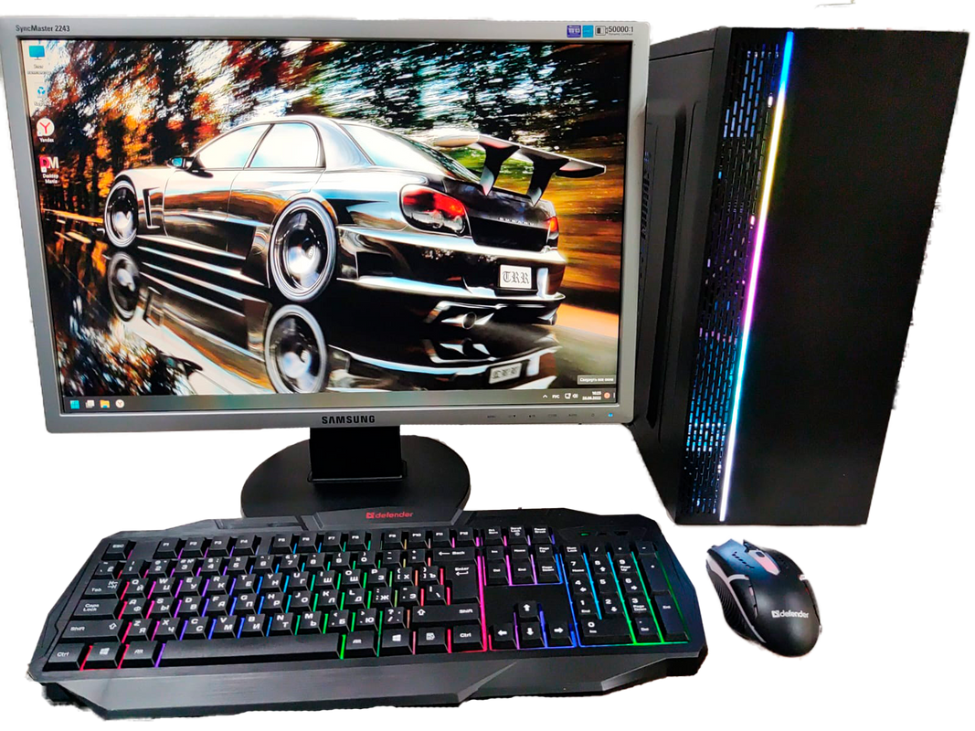 Настольный компьютер Компьютерс i5/GTX-650/8GB/SSD-128/HDD-500/Монитор-22