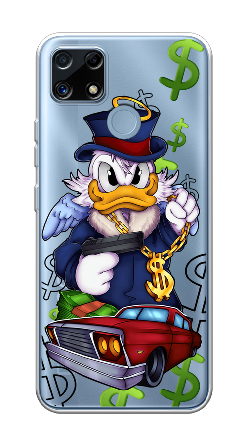 

Чехол на Realme C25/C25s "Scrooge McDuck with a Gold Chain", Красный;синий;белый, 256950-6