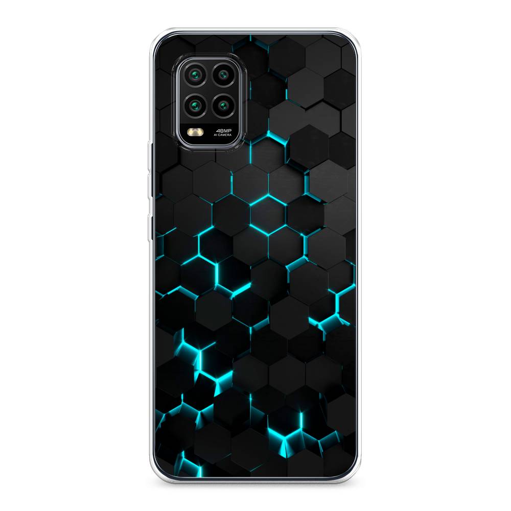 

Чехол Awog "Соты бирюзовые" для Xiaomi Mi 10 Lite, 38550-3