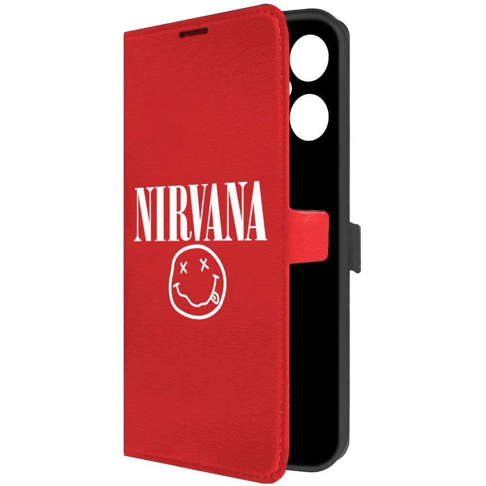 

Чехол-книжка Krutoff Eco Book для TECNO Pova Neo 3 Nirvana (Нирвана) (красный)