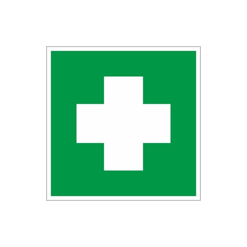 Знак безопасности EC01 Аптечка 1й мед.помощи (плёнка,ф/л,200x200) Теxнотерра 204026 дорожная аптечка первой помощи autoprofi