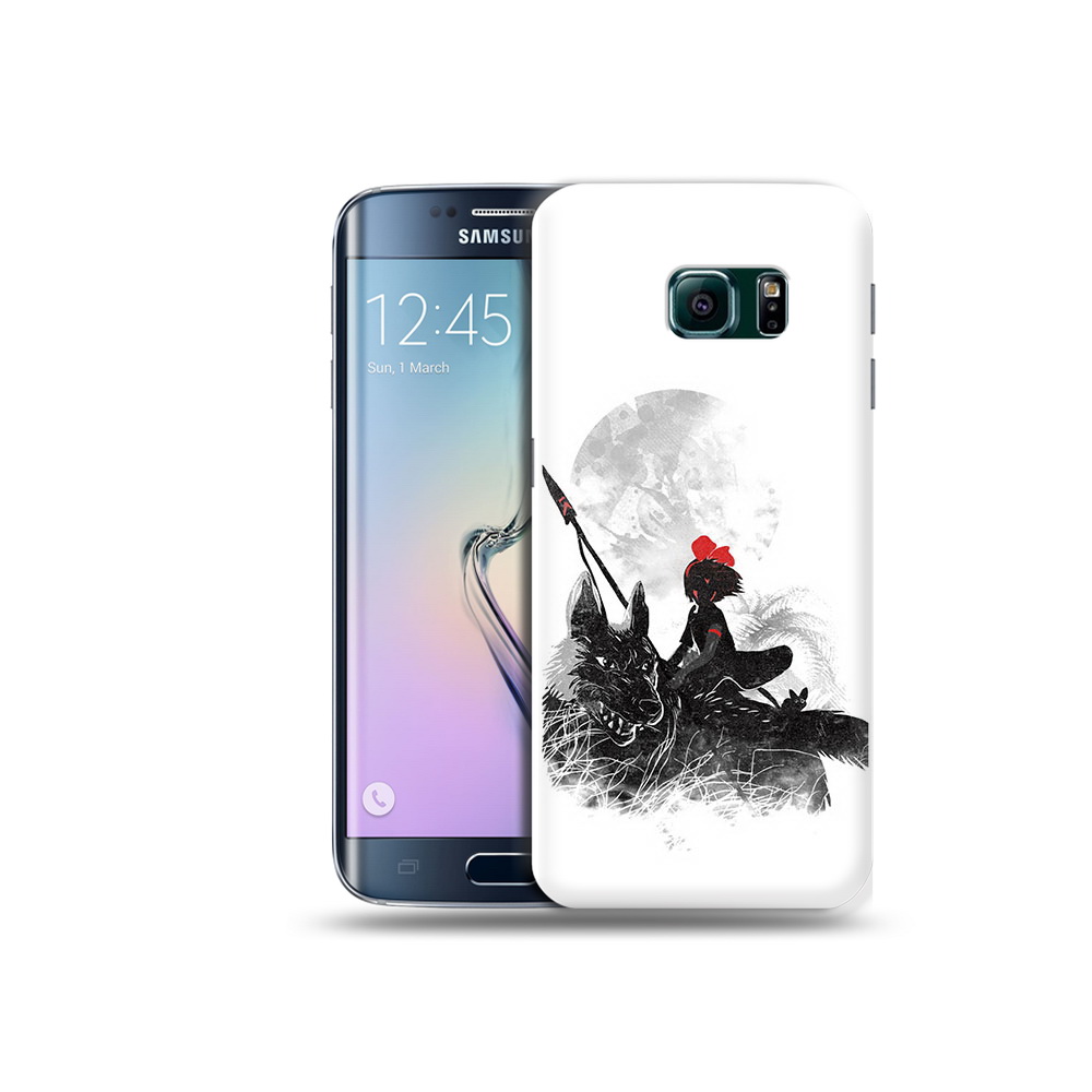 

Чехол MyPads Tocco для Samsung Galaxy S6 Edge мононоке, Прозрачный, Tocco