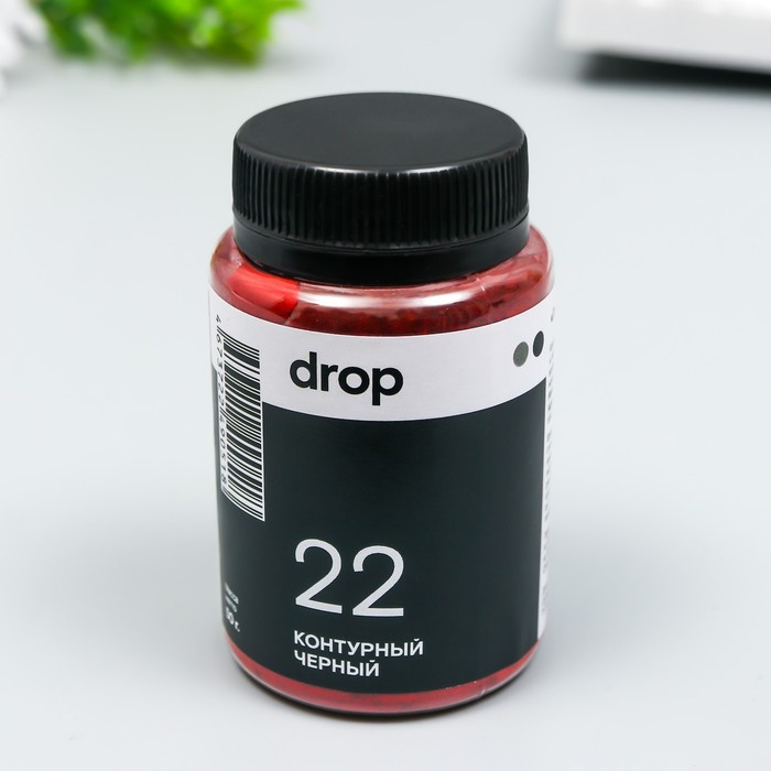 

Краситель для ткани Dropcolor в технике тай-дай, 50 гр, цвет 22 Контурный Черный