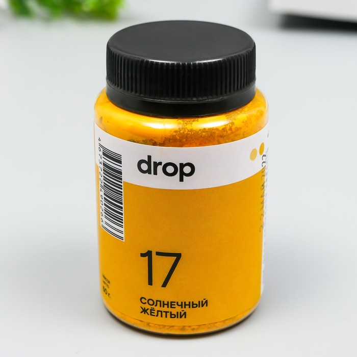 

Краситель для ткани Dropcolor в технике тай-дай, 50 гр, цвет 17 Солнечный желтый