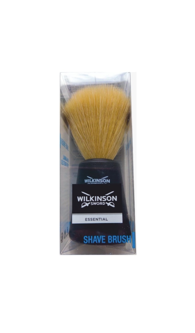 Помазок для бритья искусственный ворс Wilkinson Sword SHAVE BRUSH ESSENTIAL, диам.19 kurt помазок для бритья hi brush бирюза