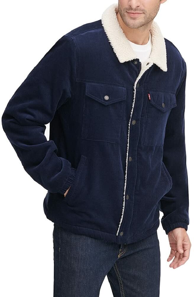 Куртка мужская Levi's LM8RC530-NVY синяя 2XL