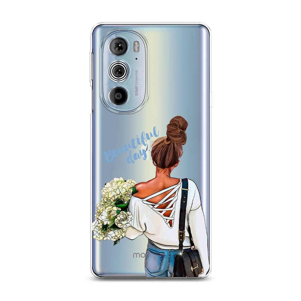 фото Силиконовый чехол "beautiful day vector" на motorola edge 30 pro awog
