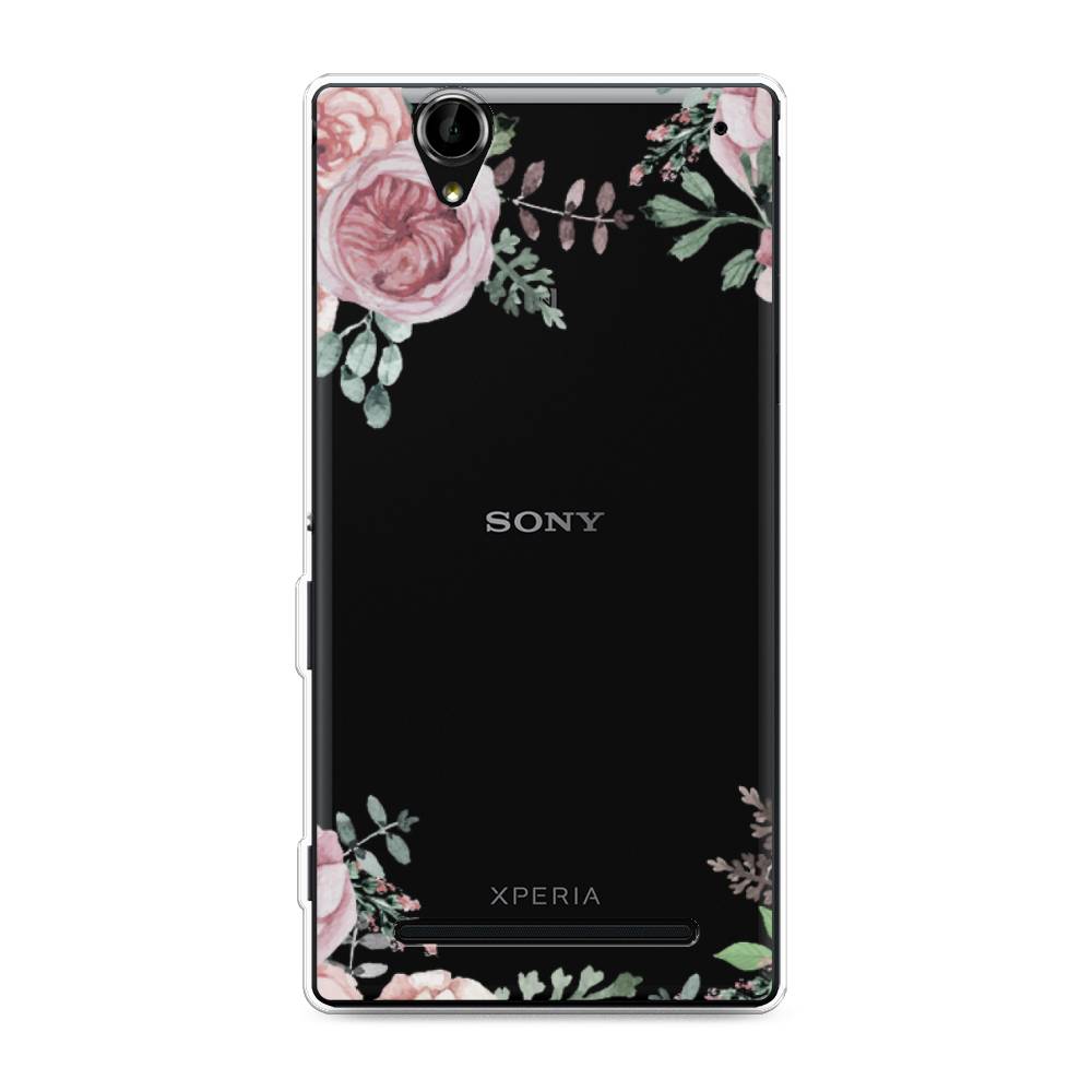 

Чехол Awog на Sony Xperia T2 Ultra "Нежные розы акварель", Разноцветный, 50950-8