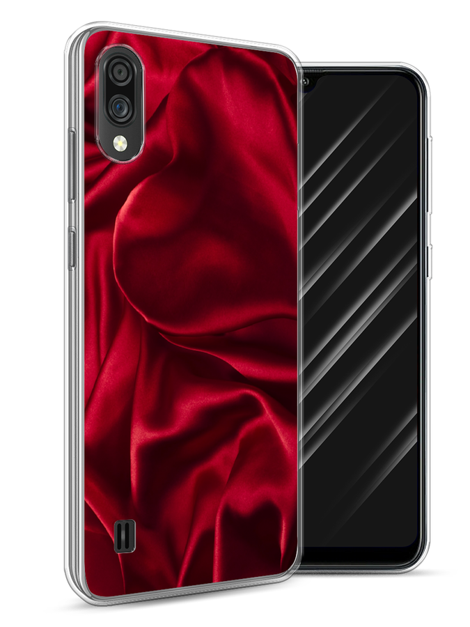 

Чехол Awog на ZTE Blade A51 lite / ЗТЕ Блэйд A51 lite "Текстура красный шелк", Разноцветный, 134850-3