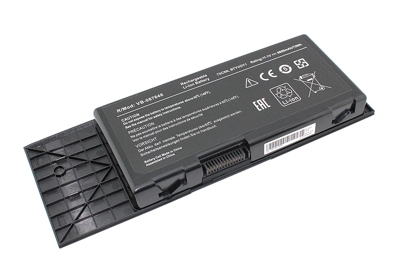 

Аккумулятор для ноутбука Dell Alienware M17X BTYVOY1 11.1V 6600mAh OEM