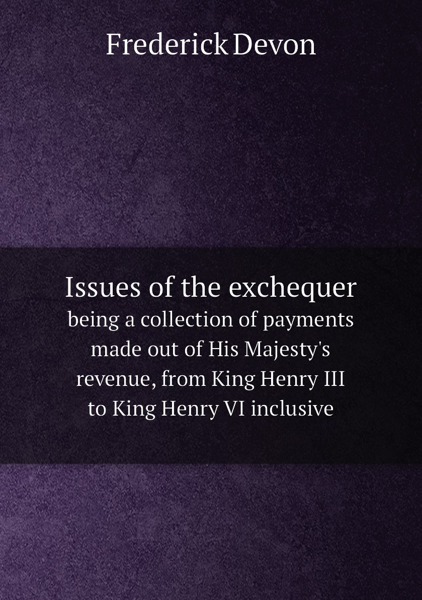 

Issues of the exchequer