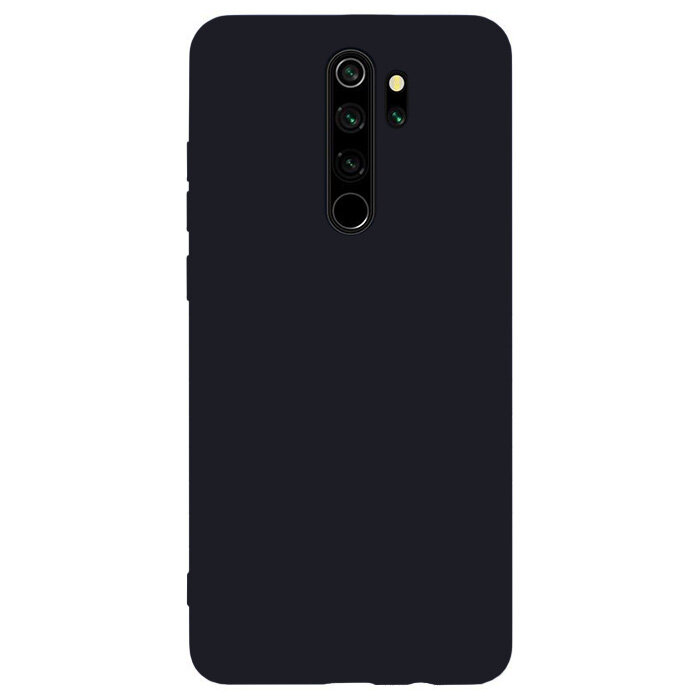 фото Силиконовый чехол для xiaomi redmi note 8 pro черный nobrand