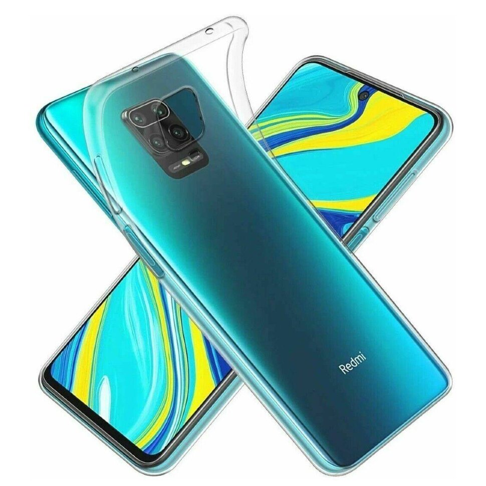 

Силиконовый чехол для Xiaomi Note 9 Pro Max прозрачный