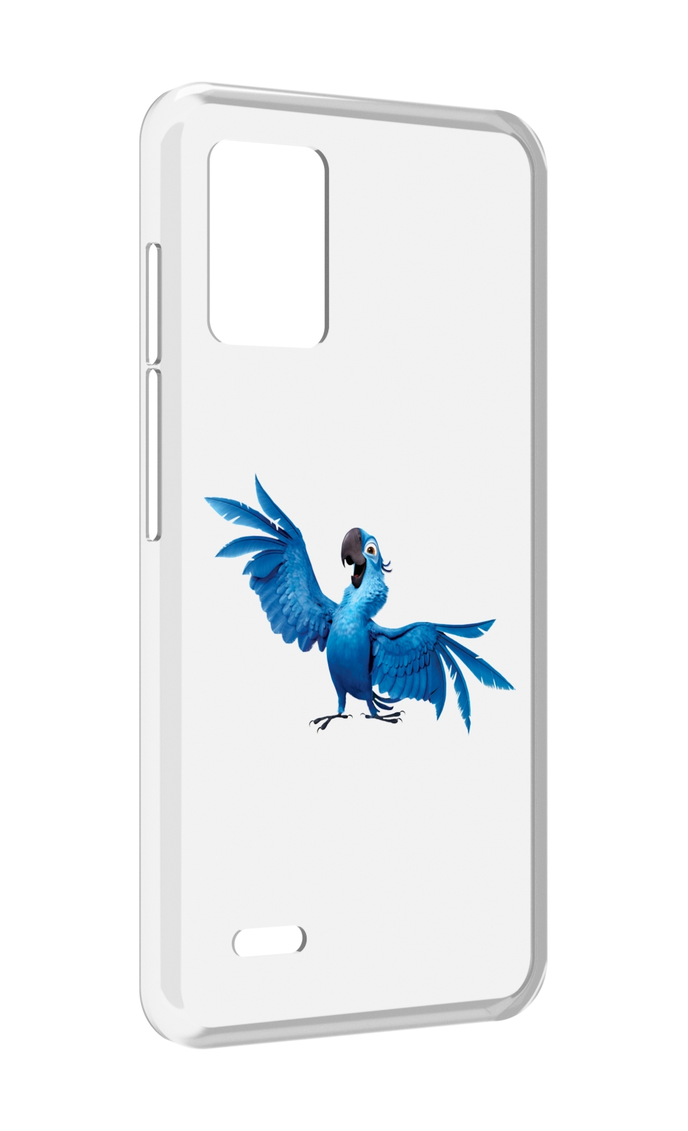 

Чехол MyPads голубой-попугайчик для UMIDIGI Bison X10S / Bison X10G, Прозрачный, Tocco