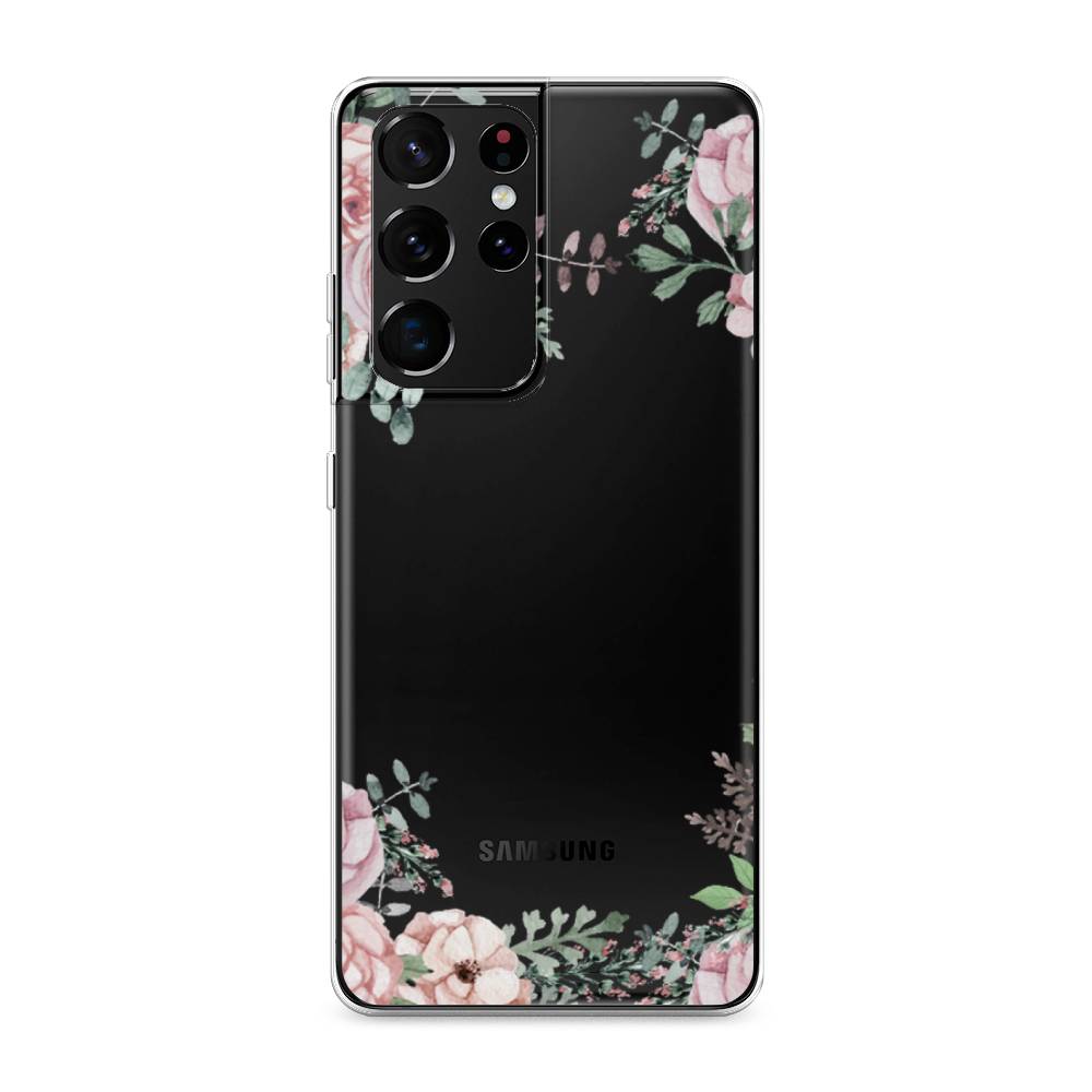 

Чехол Awog на Samsung Galaxy S21 Ultra / Самсунг S21 Ultra "Нежные розы акварель", Разноцветный, 2102250-8
