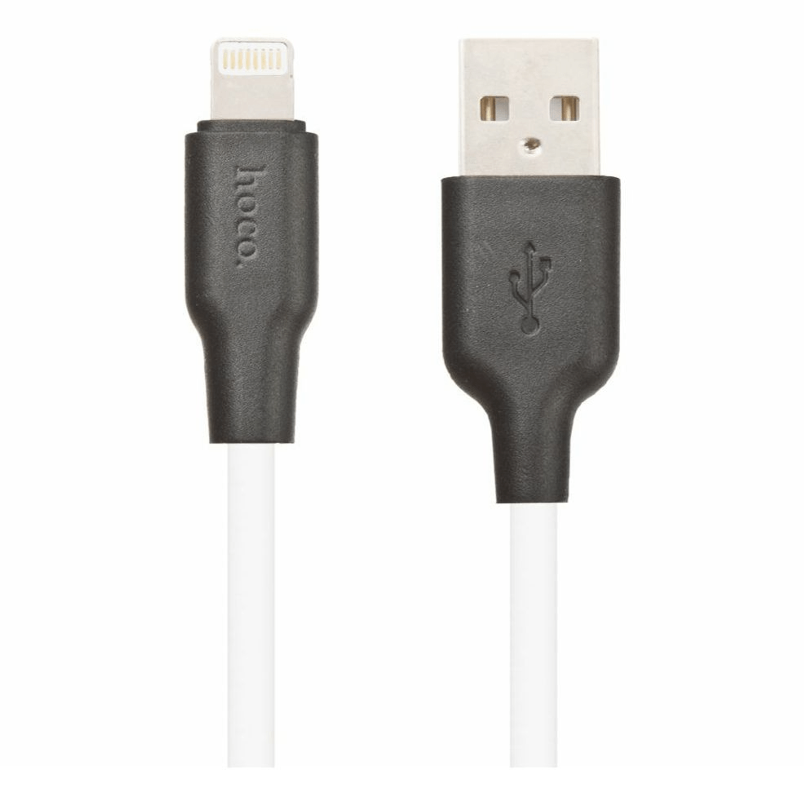 

Кабель USB для зарядки и передачи данных Hoco X21 Plus Lightning 8-pin белый 2 м