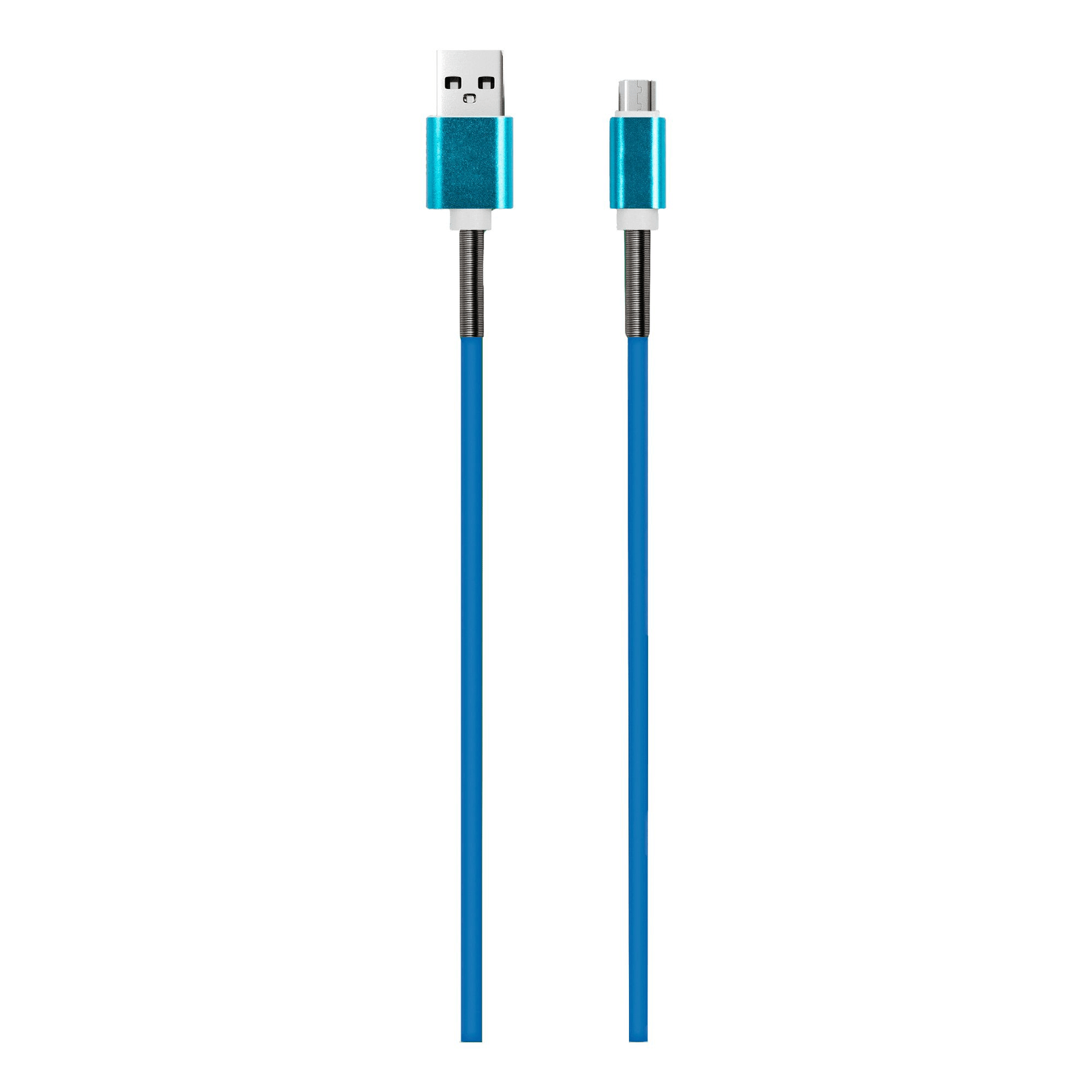 

Кабель для зарядки и передачи данных USB-Micro USB синий 3 м