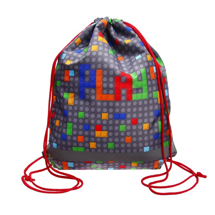 Мешок для обуви 440 х 365 мм, Erich Krause, плотность 300D, со светоотражающей полосой, Co