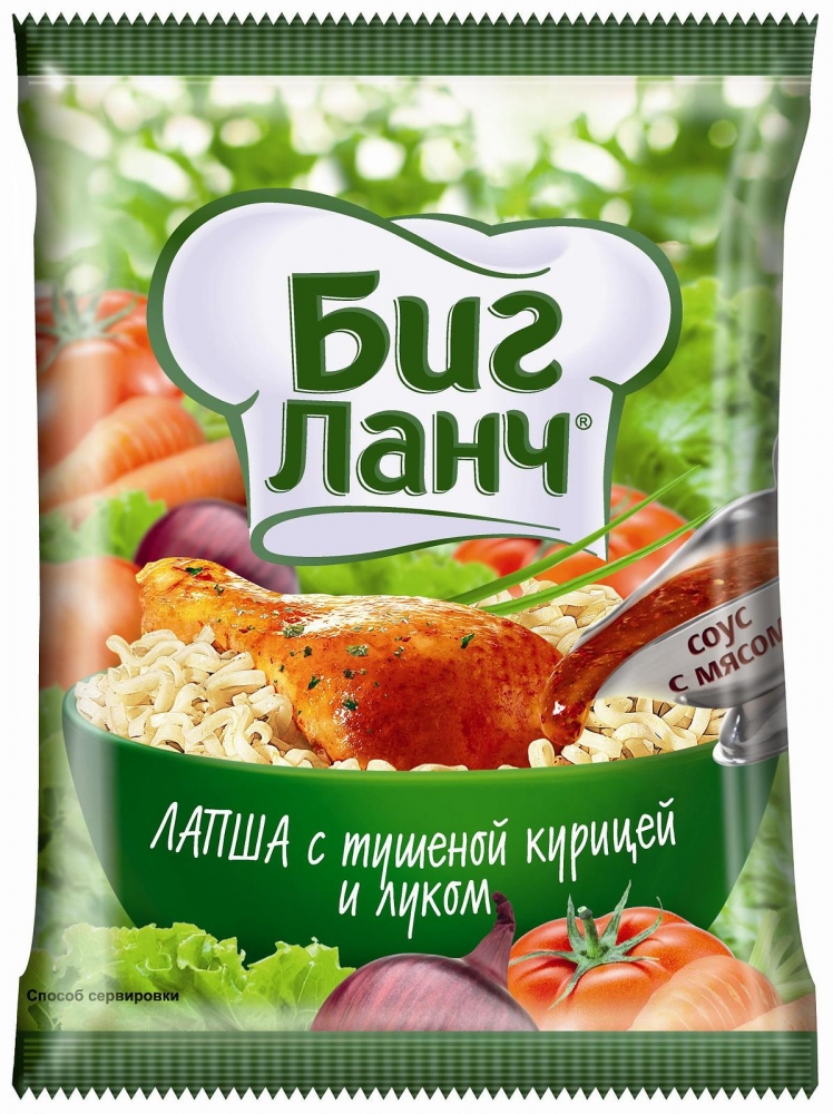 Лапша Биг Ланч курица 75 г 182₽