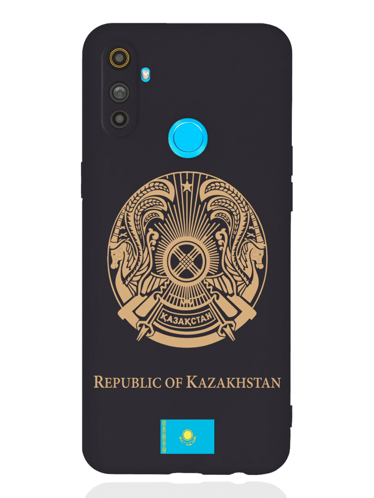 

Чехол SignumCase realme C3 Золотой Герб Казахстана черный, Золотистый;черный, realme C3 Золотой Герб Казахстана