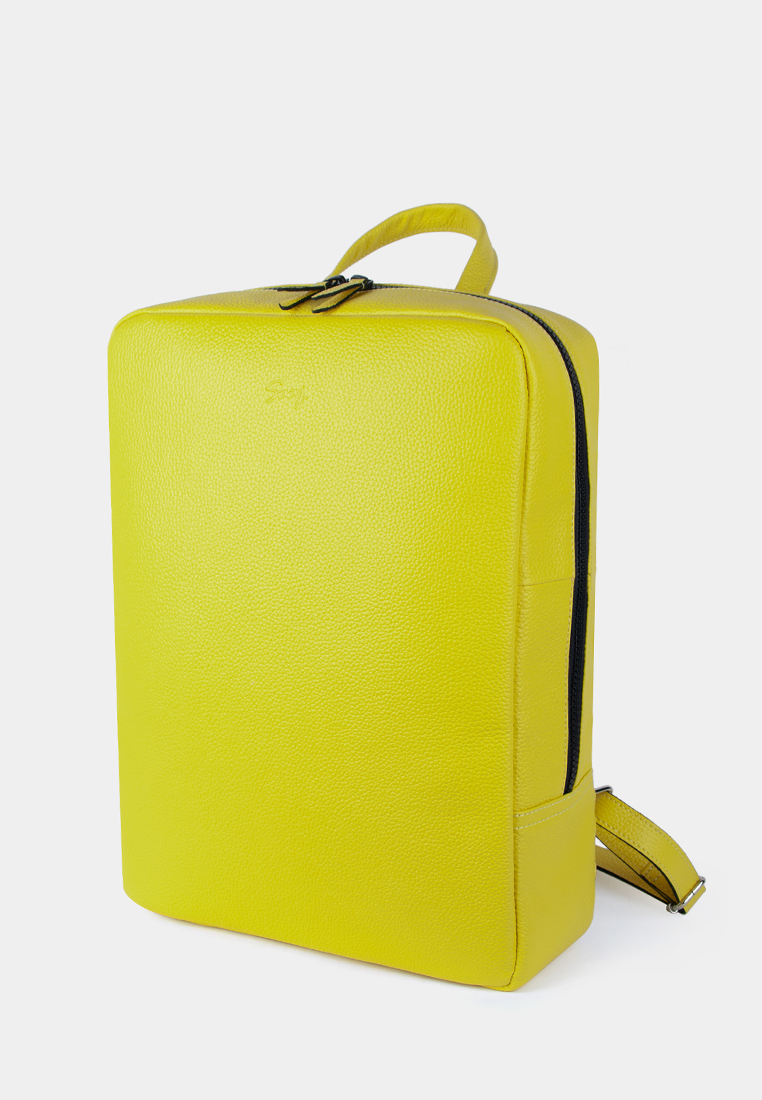 Рюкзак женский SAAJ SMB150 желтый, 40х27х10 см
