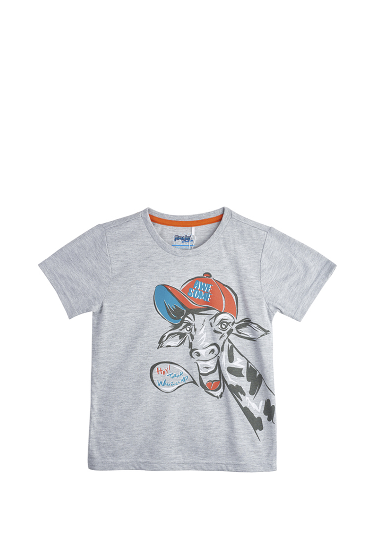 

Футболка детская Max&Jessi SS19C122A0513 цв. светло-серый р. 104, SS19C122A0513