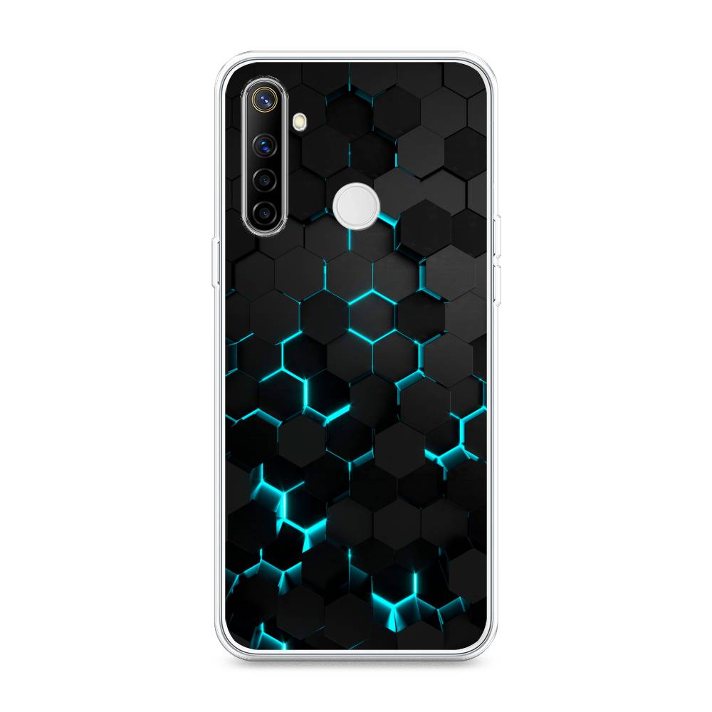 

Чехол Awog "Соты бирюзовые" для Realme 6i, Разноцветный, 252950-3