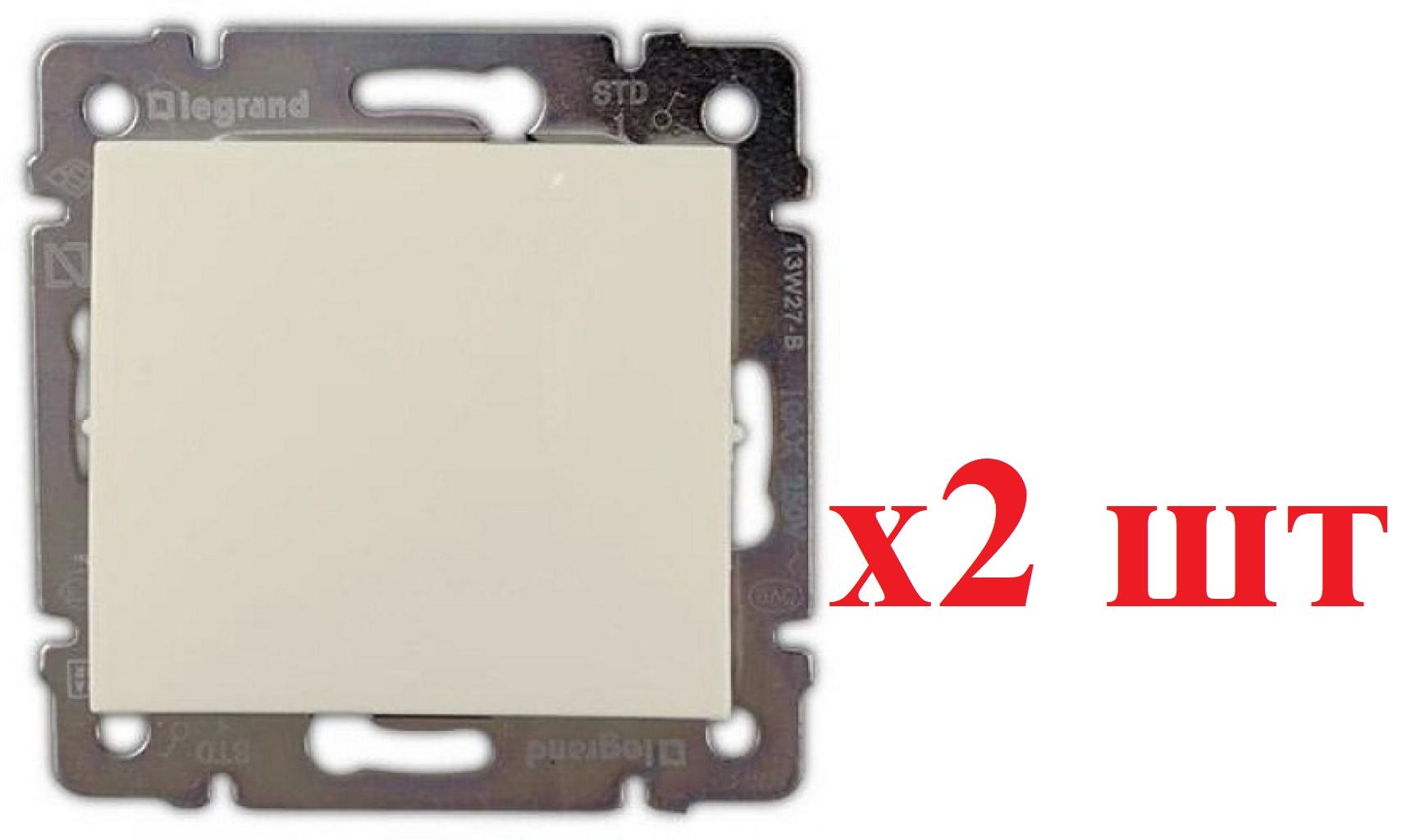 

Legrand Valena Крем Переключатель 1-клавишный 774306 (2шт), Бежевый, Valena Classic1