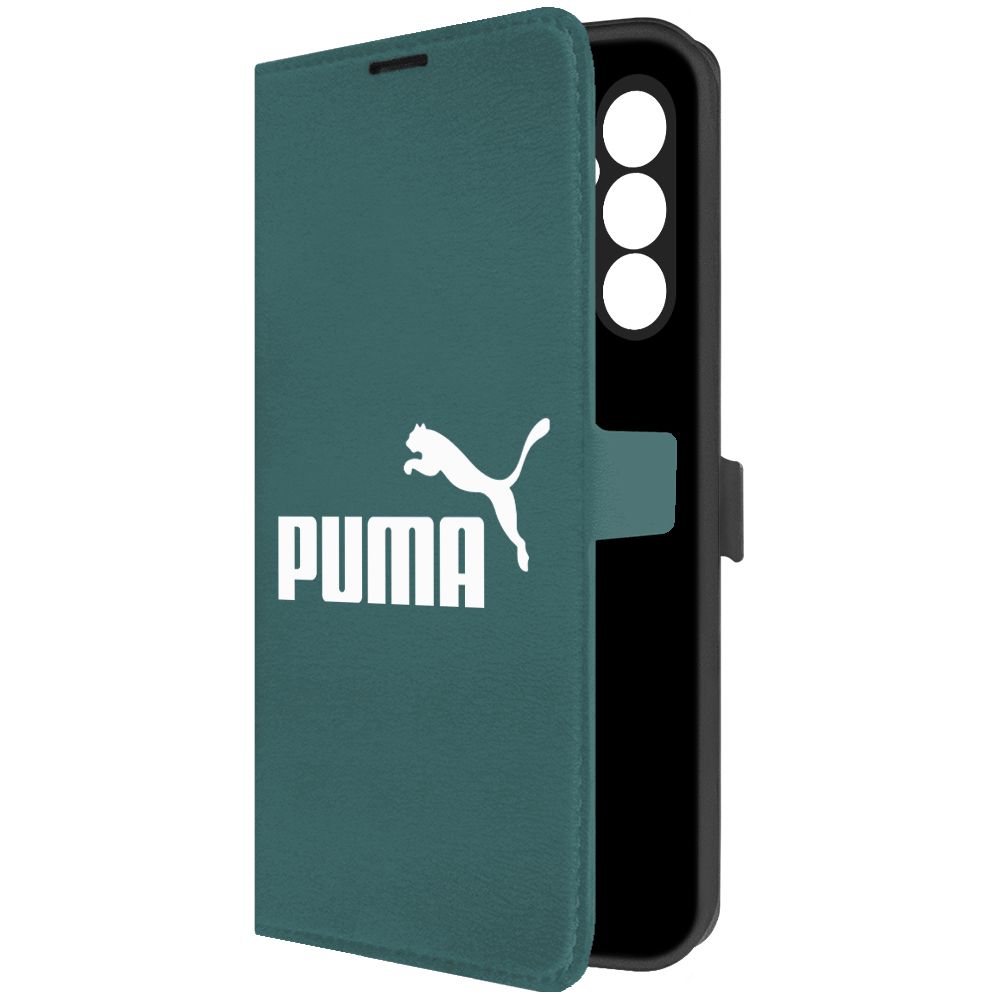 

Чехол-книжка Krutoff Eco Book для Tecno Pova Neo 2 Puma зелёный опал, Зеленый