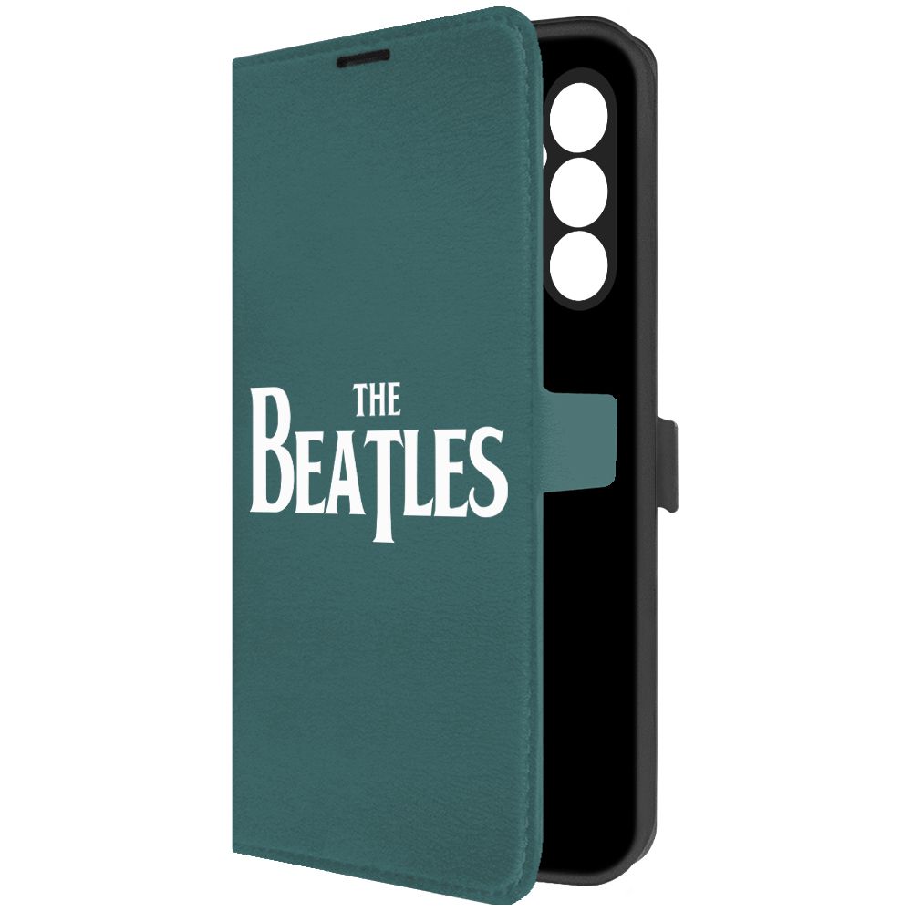 

Чехол-книжка Krutoff Eco Book для Tecno Pova Neo 2 Beatles зелёный опал, Зеленый