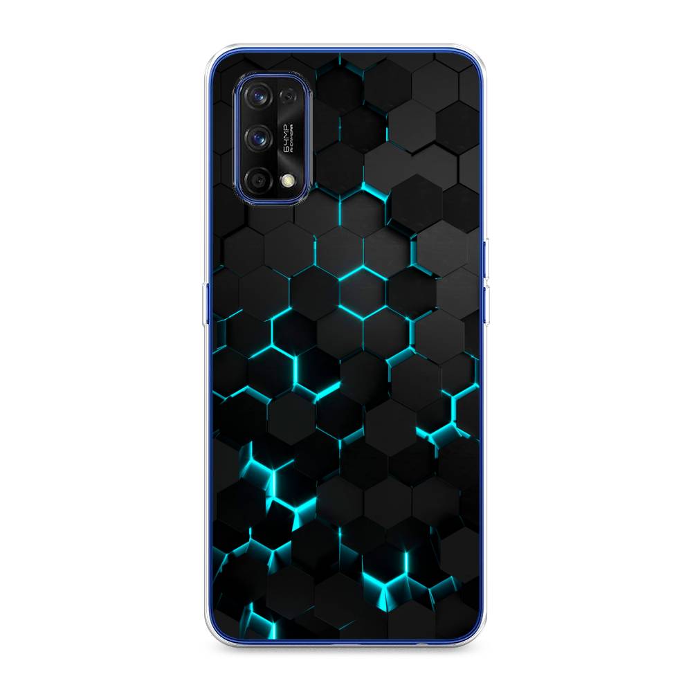 

Чехол Awog "Соты бирюзовые" для Realme 7 Pro, Разноцветный, 254050-3