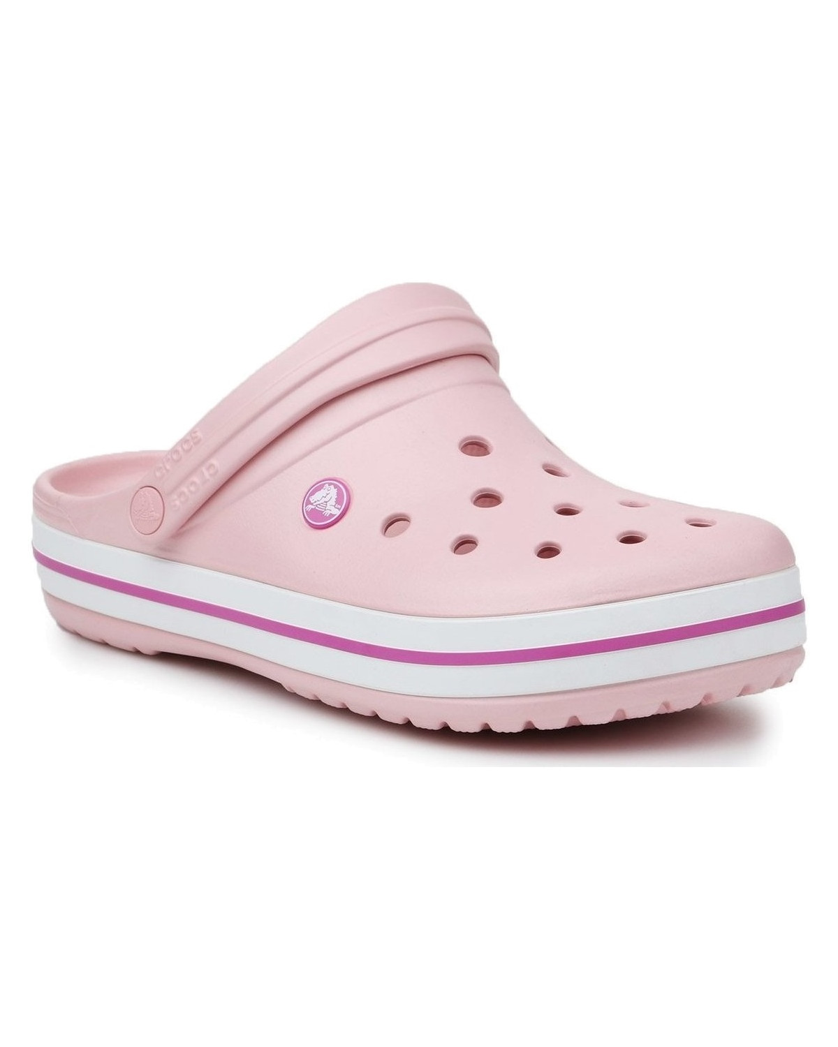 Сабо унисекс Crocs Crocband Clog 11016 розовые M8 US