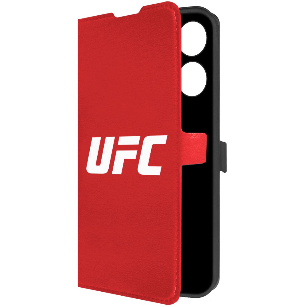 

Чехол-книжка Krutoff Eco Book для Tecno Pova 5 UFC красный