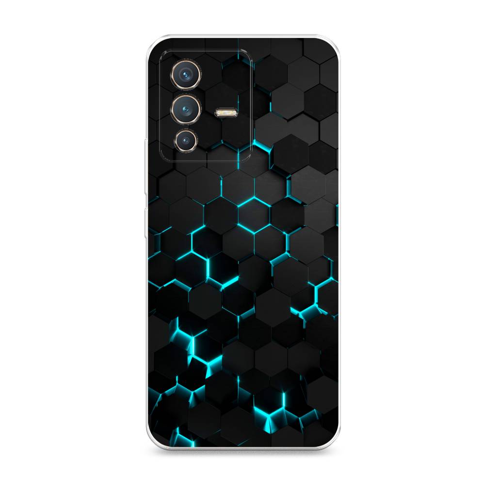 

Чехол Awog "Соты бирюзовые" для Vivo V23, Разноцветный, 266050-3