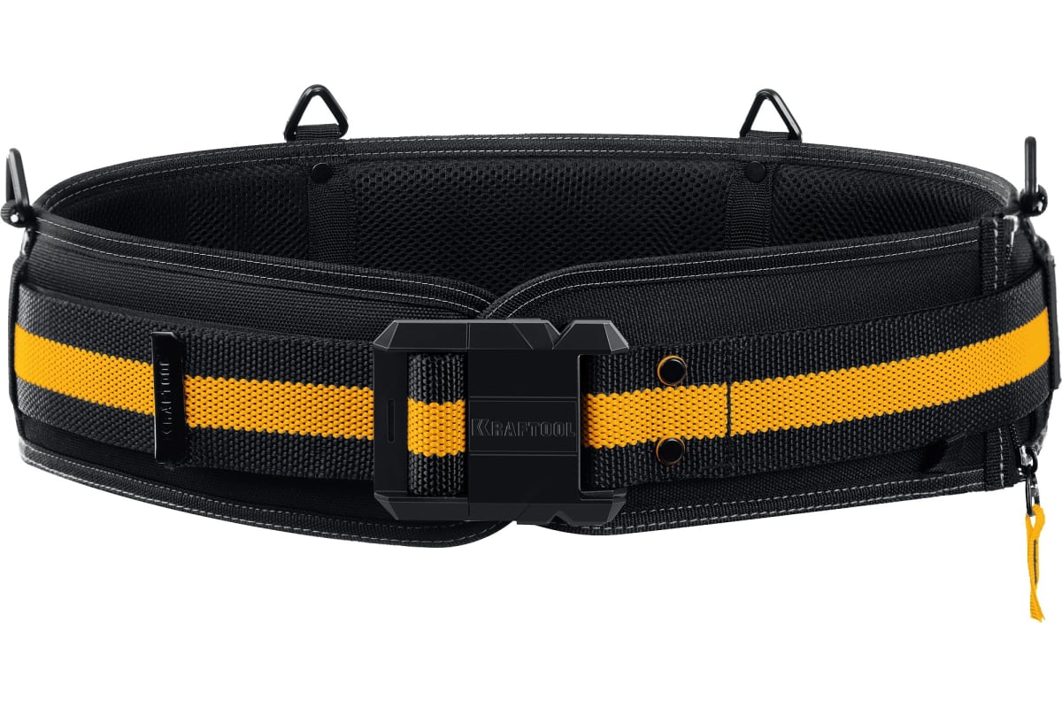 

Пояс монтажника KRAFTOOL KB-2 80-122 FastClip 38763, Черный, KB-2 80-122 FastClip