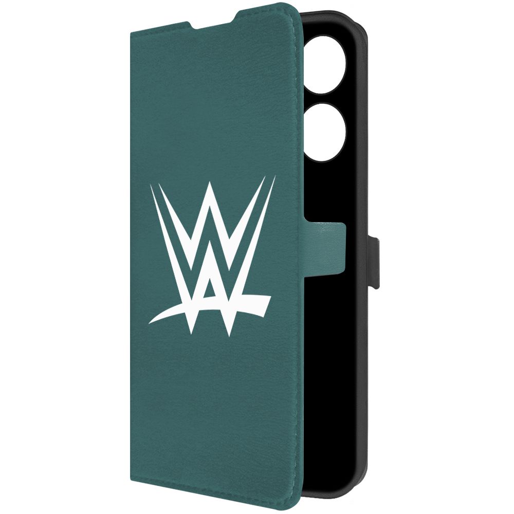 

Чехол-книжка Krutoff Eco Book для Tecno Pova 5 WWE зелёный опал, Зеленый