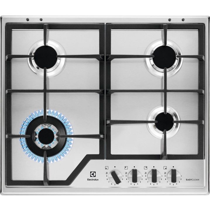 

Встраиваемая варочная панель газовая Electrolux KGS64362XX серебристый, KGS64362XX