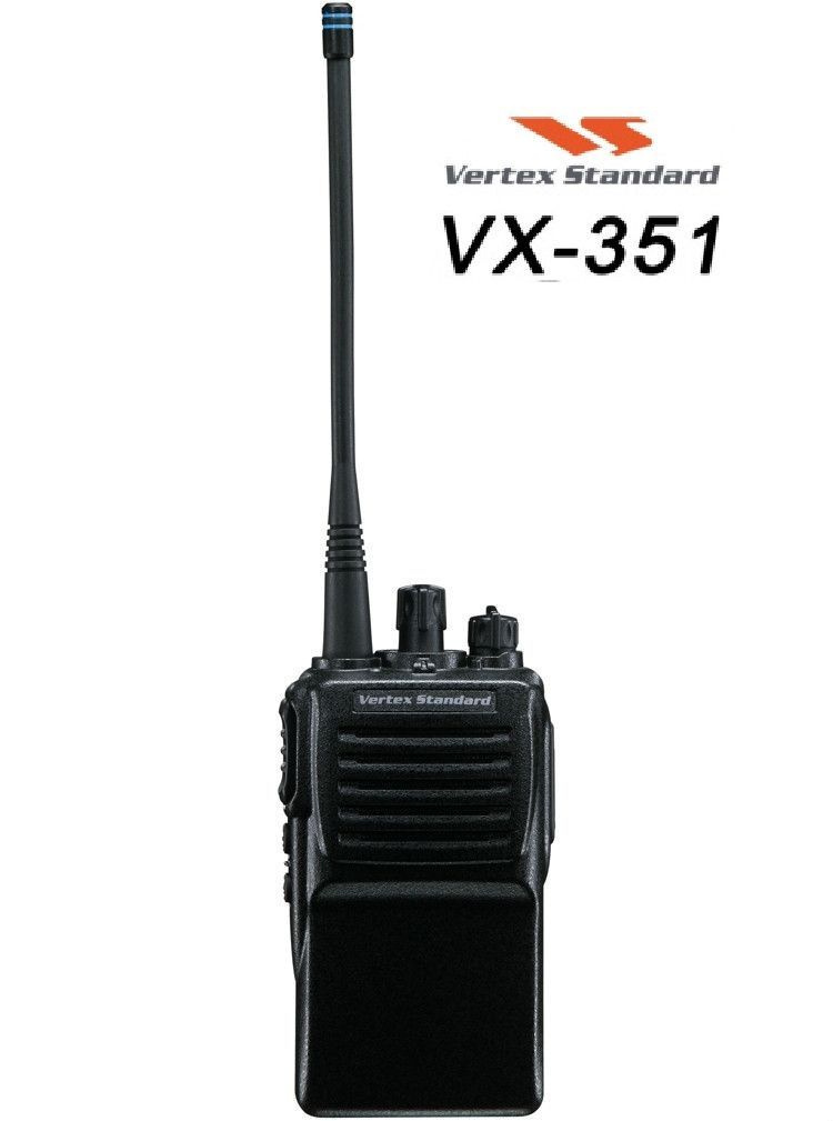 Портативная радиостанция VERTEX VX-351-EG6B-5 A EU, (400-470МГц), FNB-V96 (2000мАч), 5Вт